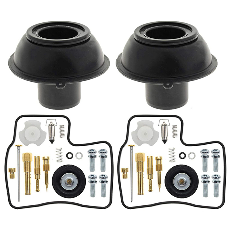 5X Repair Kit Carburetor Diaphragm Plunger with Needle for Steed VLX 400
