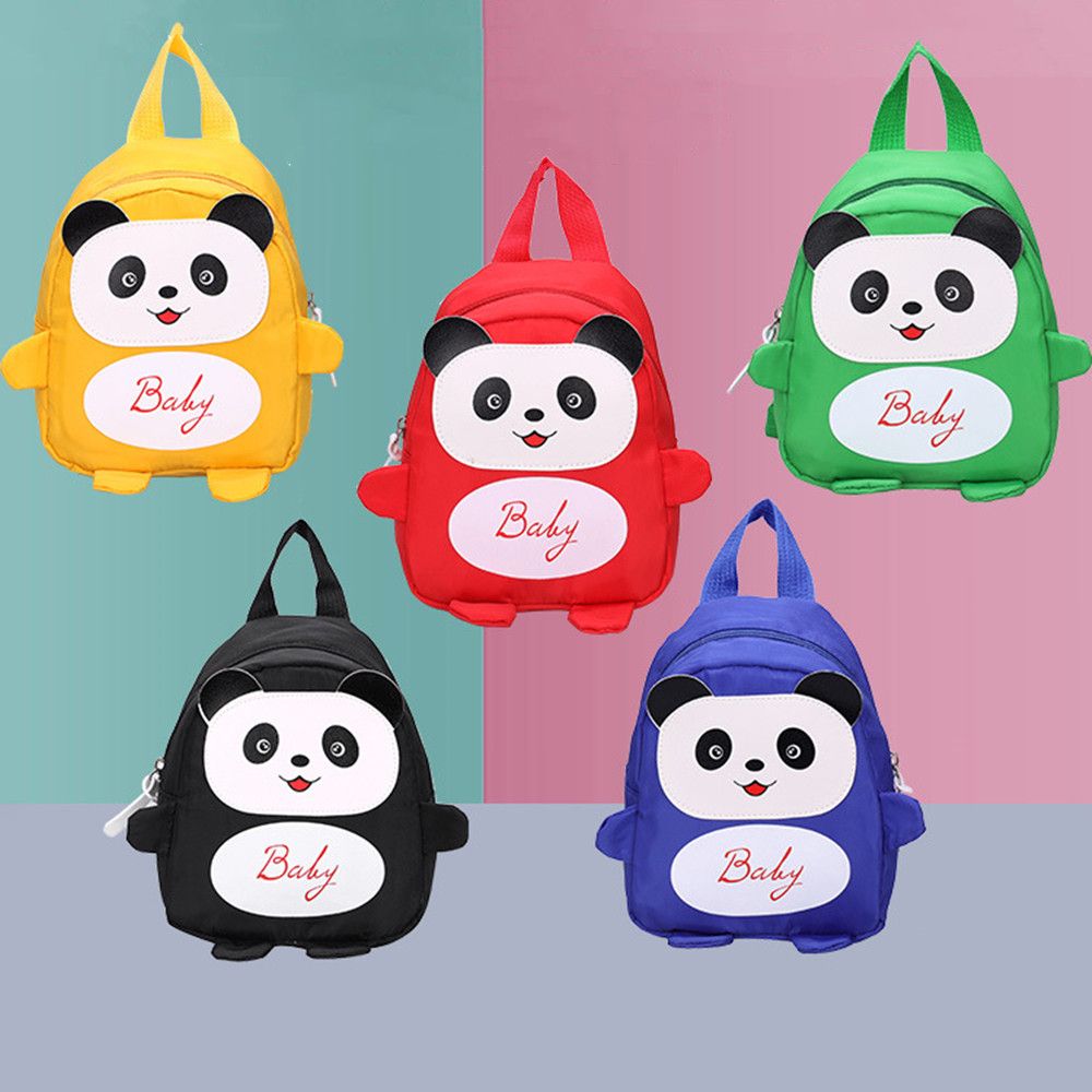 Cute Preschool Kids Travel Toddler Anti-lost Panda Cartoon Mini Backpack School Bags
