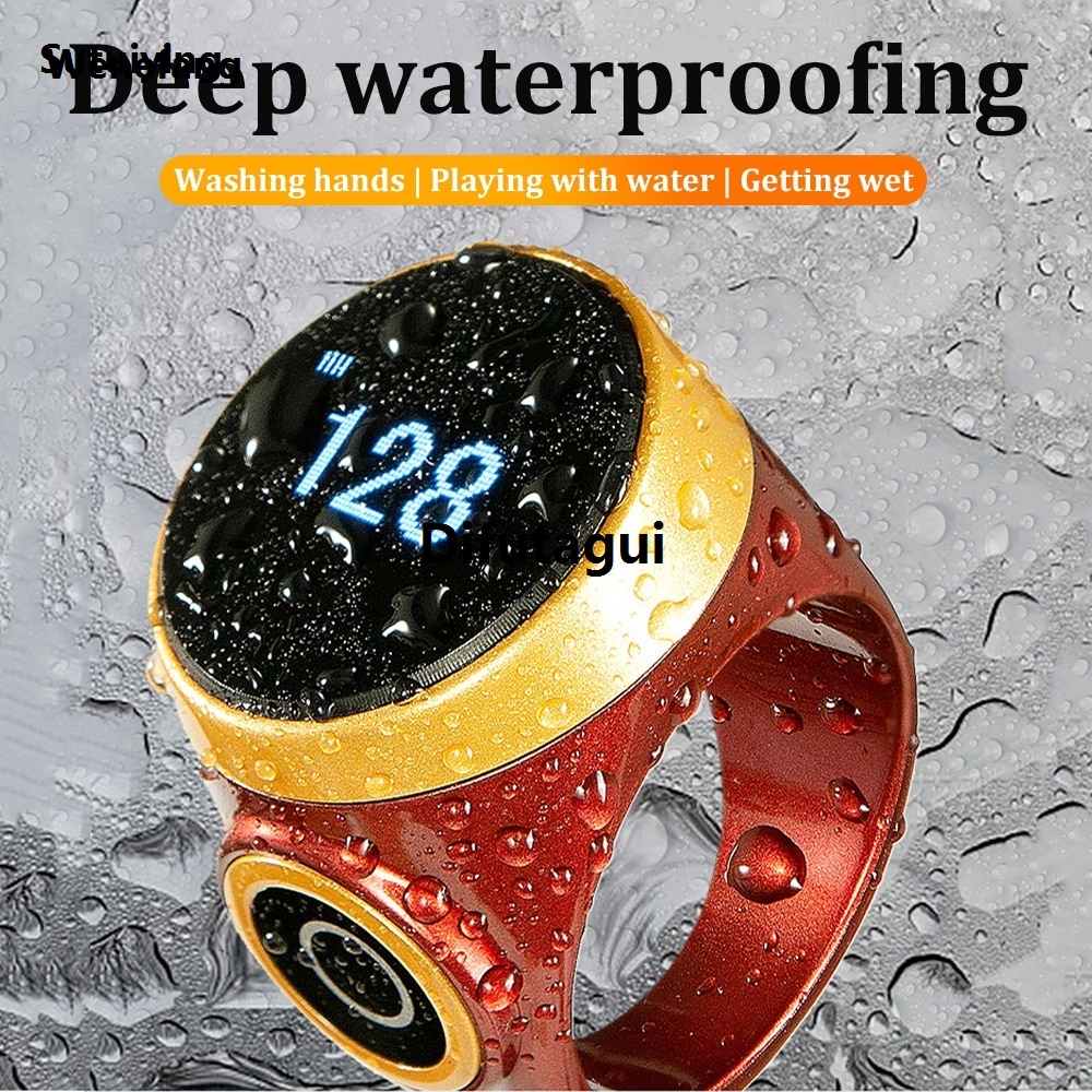 Difutagui Wenefang Sutuiying New Hand Press Electronic Digital Counting Counter Ethnic Style Affordable Luxury Bargain price Portable Points Rechargeable Ring Ring Idea Tally Counter