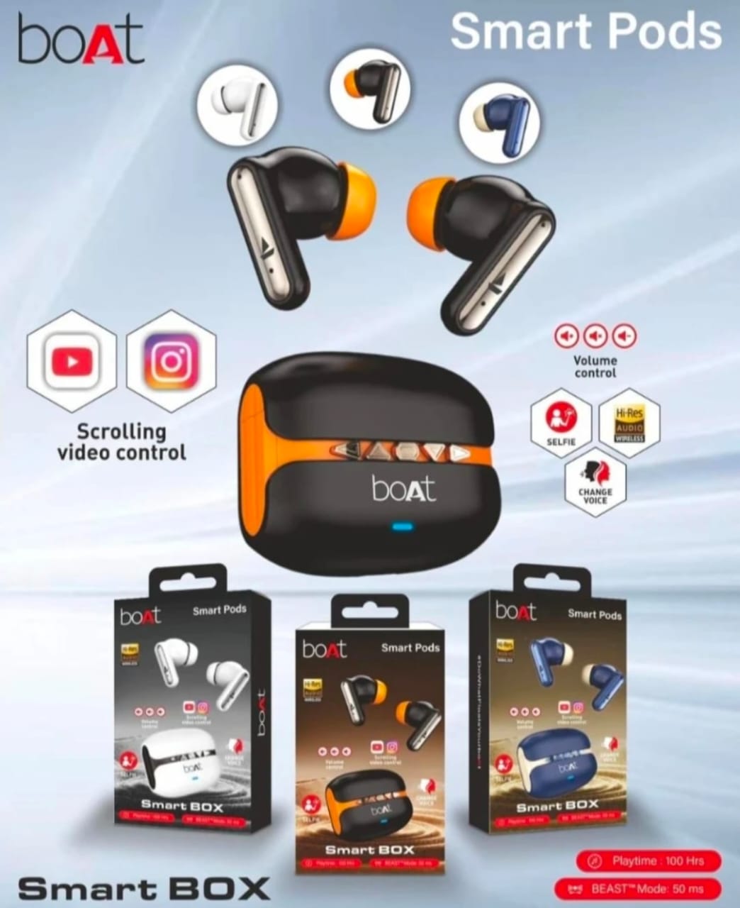 Smart Pods| Redefing Wireless earbuds|wireless Freedom Smart Option