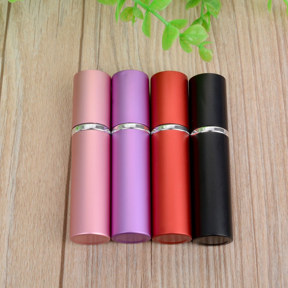 5ML Refillable bottle Stylish Aluminum Portable Perfume container Airtight Lightweight Travel spray for Travel accessories Beauty essentials On-the-go perfume Cosmetics packaging Personal fragrance
