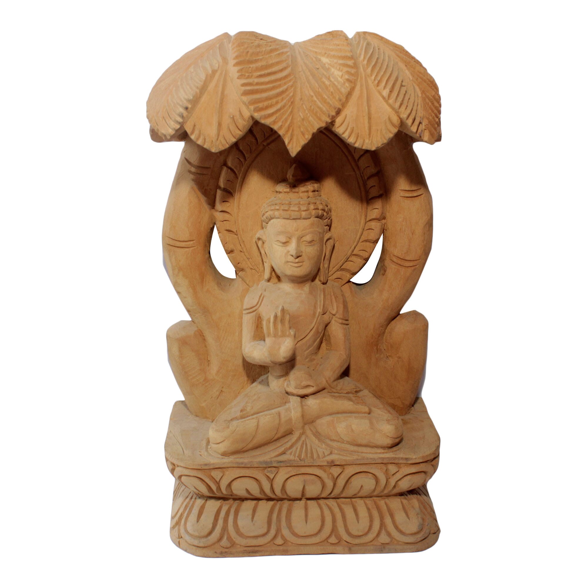 Gautam Buddha Statue Wooden