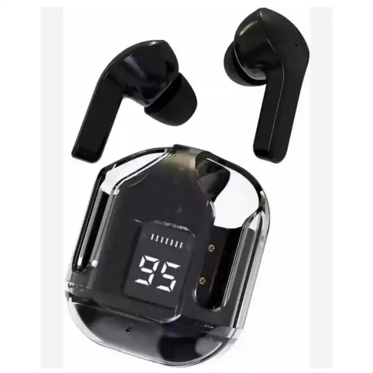 Bluetooth Ultrapods Earbuds, HiFi Dual Stereo Microphone Mini in-Ear Earbuds Touch Control, LED Digital Display