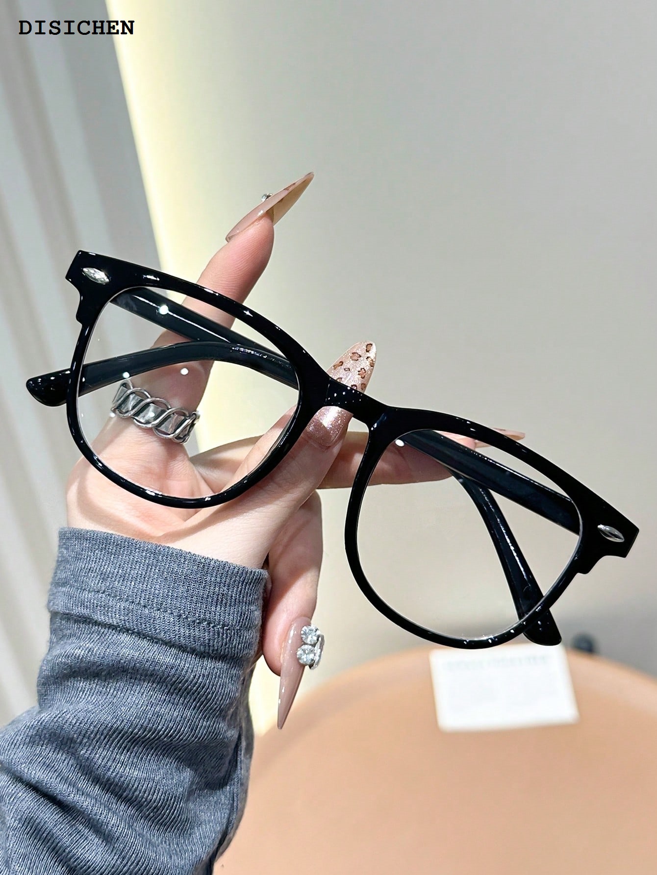 DISICHEN Special 1PC/2PCS Fashion Pentos Plastic Frame Anti-Blue Light Clear Glasses For Daily Office Reading Life Eye Protection Accessories.