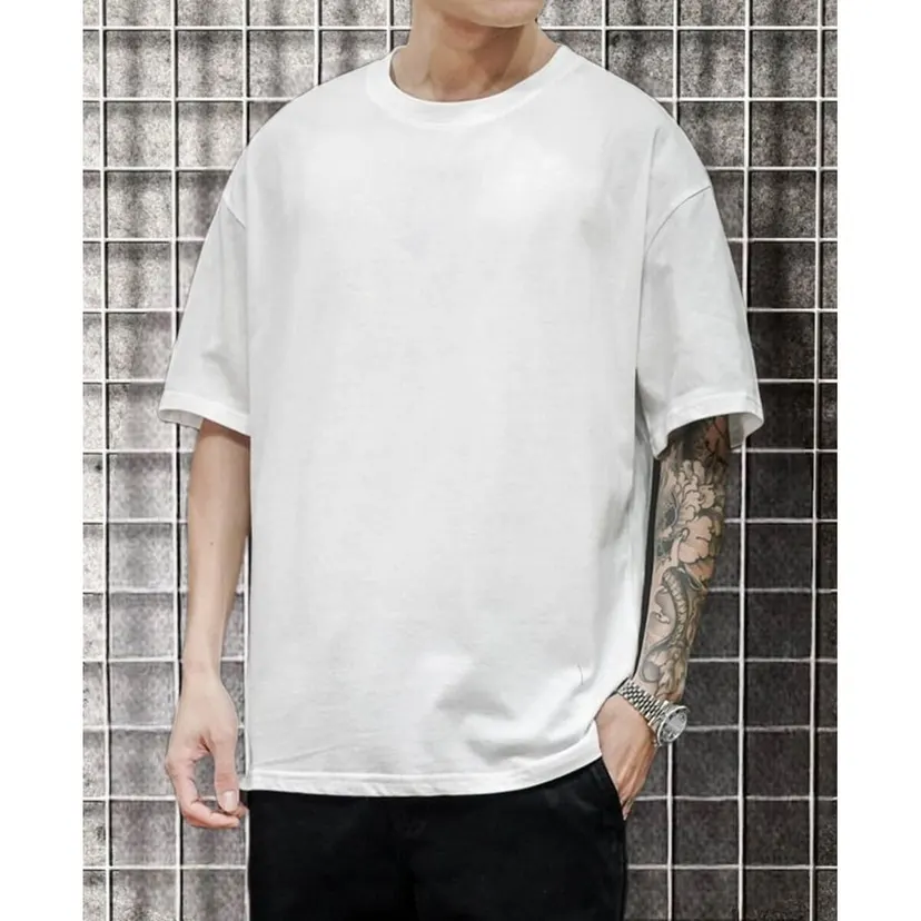 Men Soft Cotton Round Neck Oversized Premium Quality T-Shirt - Fashion | T-Shirts For Men | Men's Wear | Men's T-Shirts |