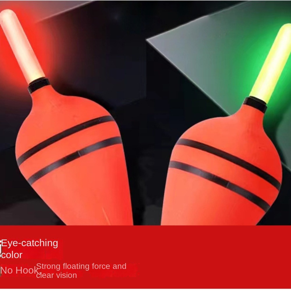 1/2PCS new night fishing Plastic Fishing float Light Stick 30g-100g Luminous float eye-grabbing Rock Fishing Rockfish Drift night fishing