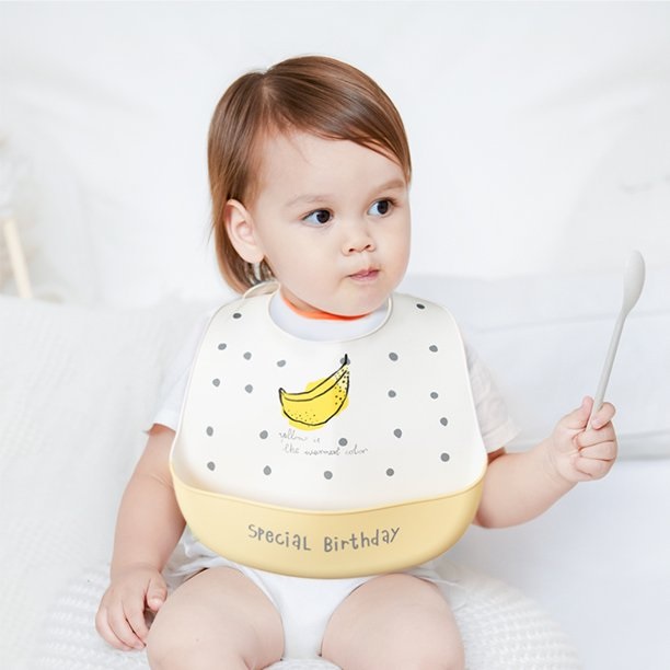 Waterproof Silicone Baby Bibs Set for Newborns and Toddlers - Easy to Clean