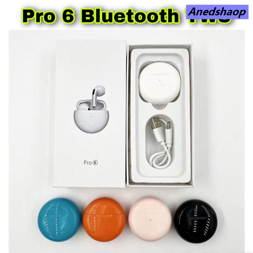 NEW Anedshaop Air Pro 6 TWS Wireless Headphones with Microphone New Bluetooth Earphones Sport Earbuds