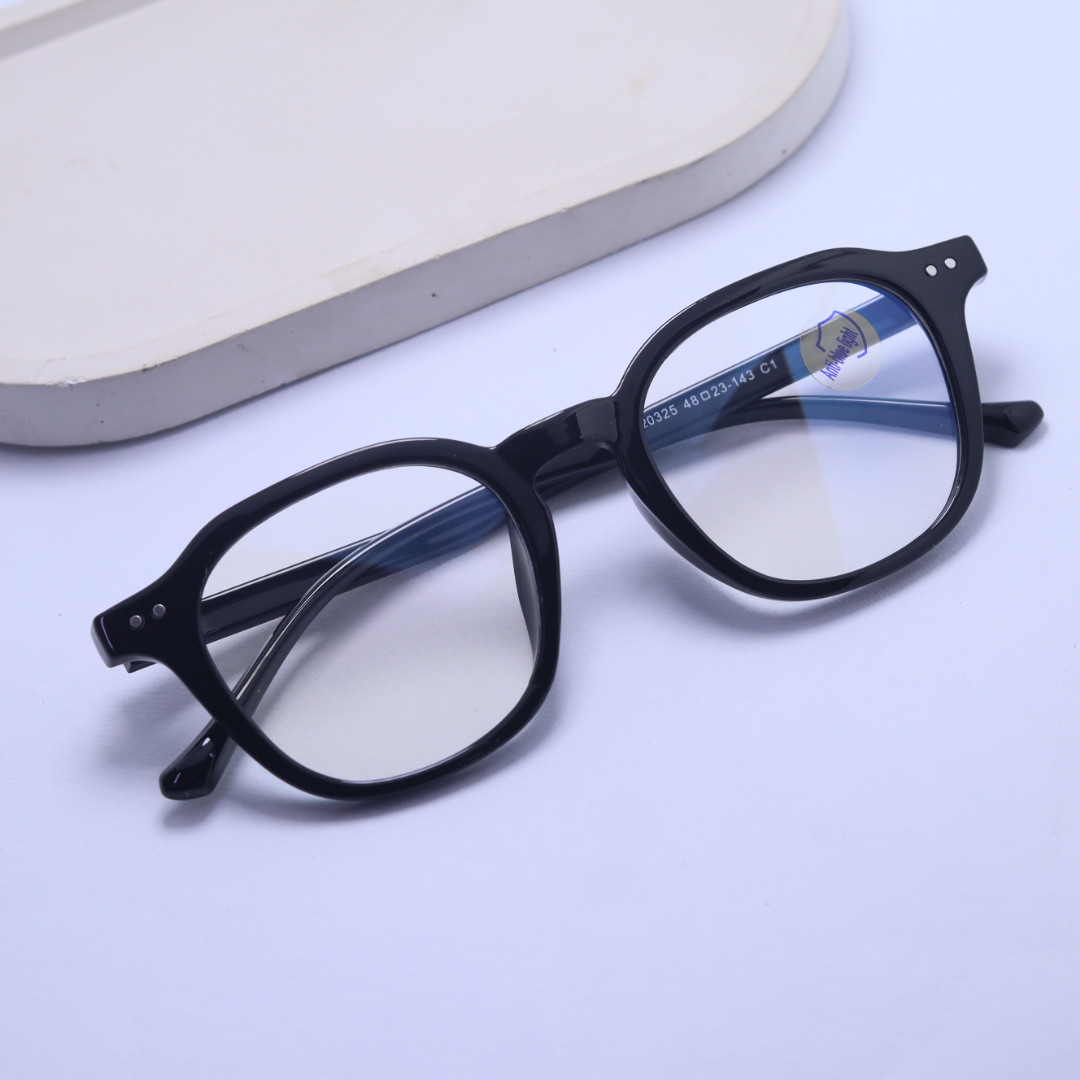 Round Shape Blue Ray Cut Glasses For Men & Women