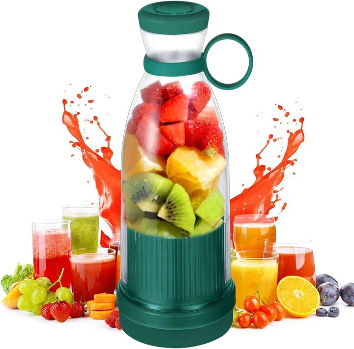 4 Blads 380ml Portable Blender USB Mixer