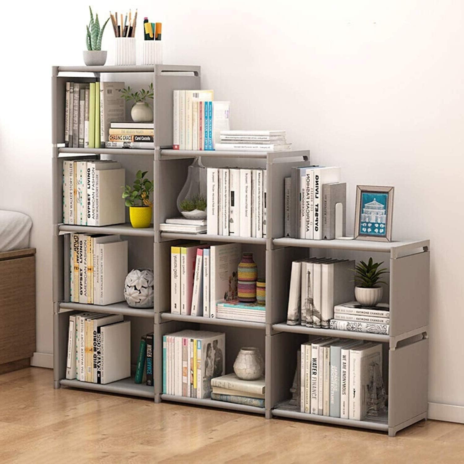 Multipurpose Bookshelf For Home Furniture Cabinet Shelves For Bedroom Office Living Room 9 layer Book Rack