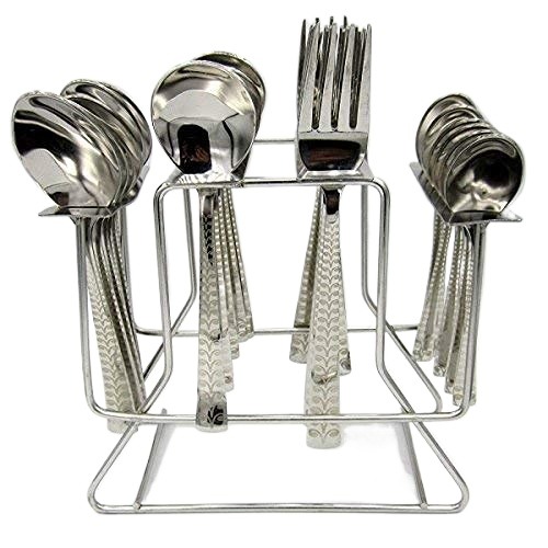 Heavy Guage Laser Finished Stainless Steel Cutlery Sets (Pack of 25)