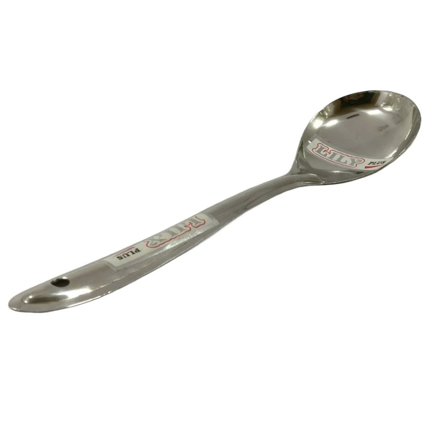 Premium Lily Stainless Steel Spatula - 10-Inch, Durable, Ergonomic, And Heat-Resistant Cooking Tool