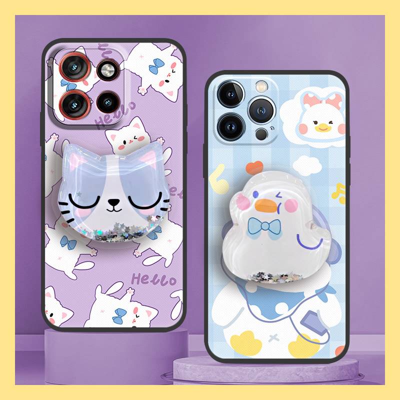 Anti-knock Skin-friendly feel Phone Case For MOTO G86 5G silicone Back Cover Cartoon Waterproof Simplicity cute