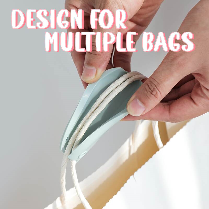 Shopping stand carries a strong silicone) 1 (piece handle loose key chain hole for easy garbage plastic bag