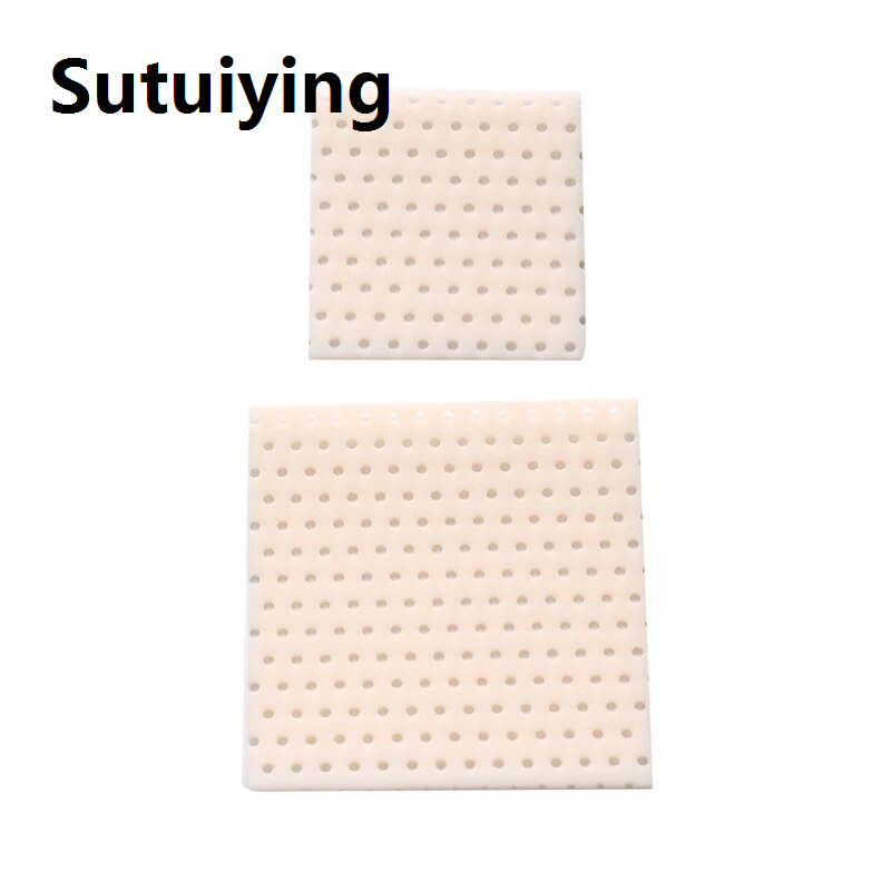 Sutuiying 1PC Nose Job Rhinoplasty Splint Ortho Immobilized Thermoplastic Nose Nasal Fracture Splint Trapezoid Adhesive Tape 2 Size