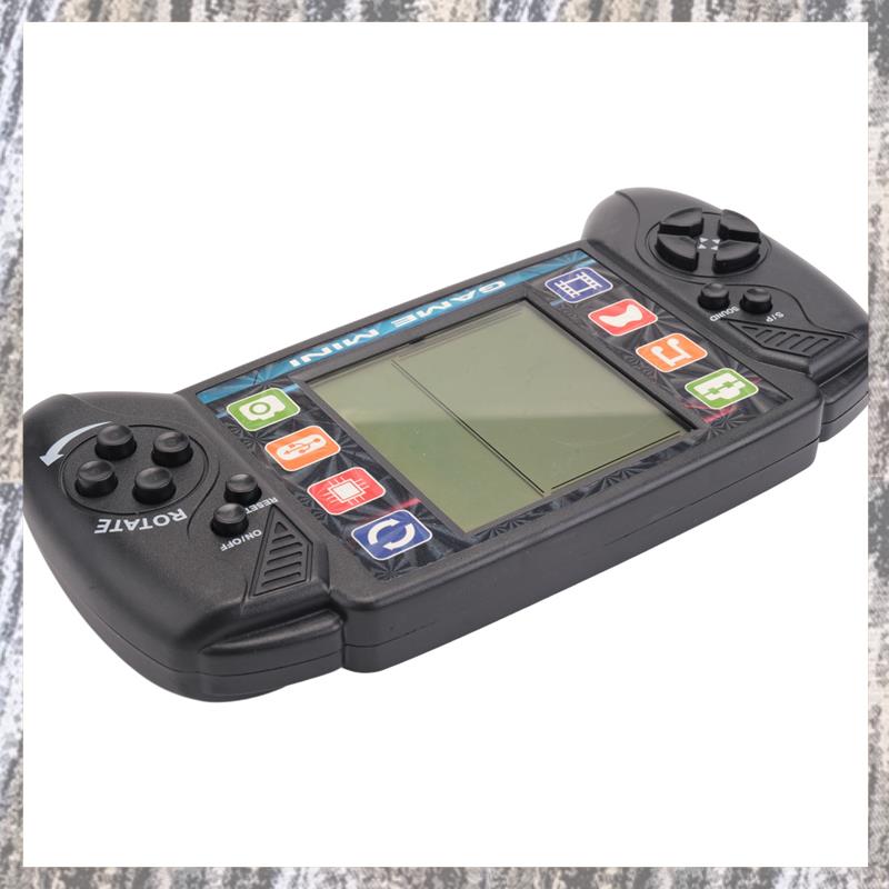 Fullhaodd Pocket Handheld Video Game Console 3.5in LCD Mini Portable Brick Game Player with Built-in 23+26 Games (Black)