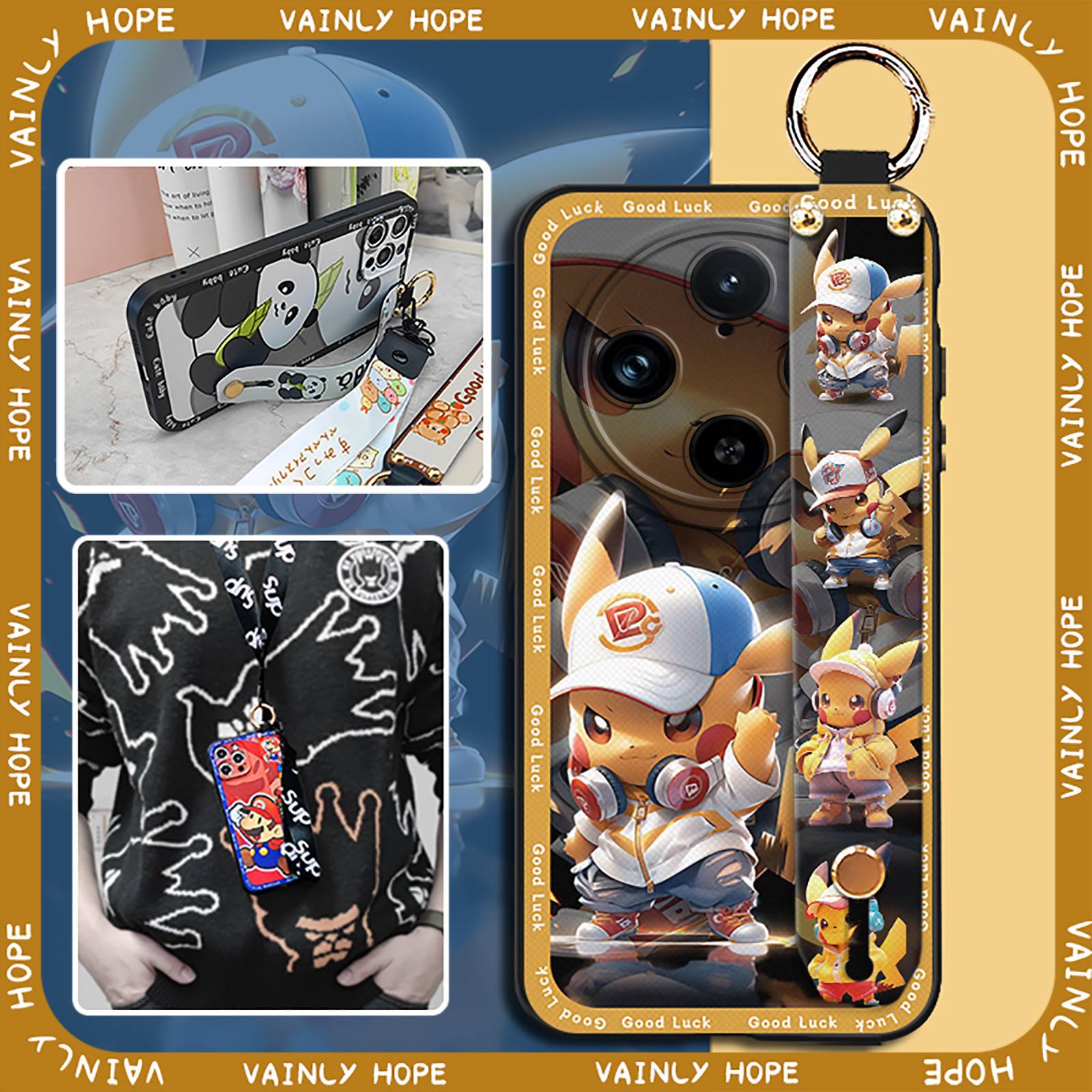 Lanyard geometry Phone Case For VIVO X100 Pro 5G/X100S Pro Dirt-resistant Plain color cell phone sleeve masculine simple