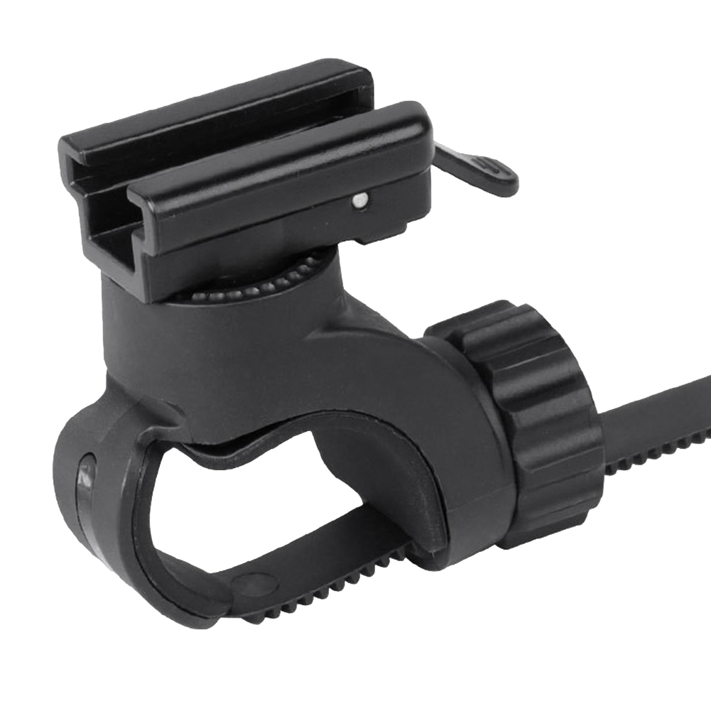 JAERBEE H07P Bicycle Headlight Holder Adjustable Front LED Lamp Buckle Quick Mount Release Bracket Bike Accessories
