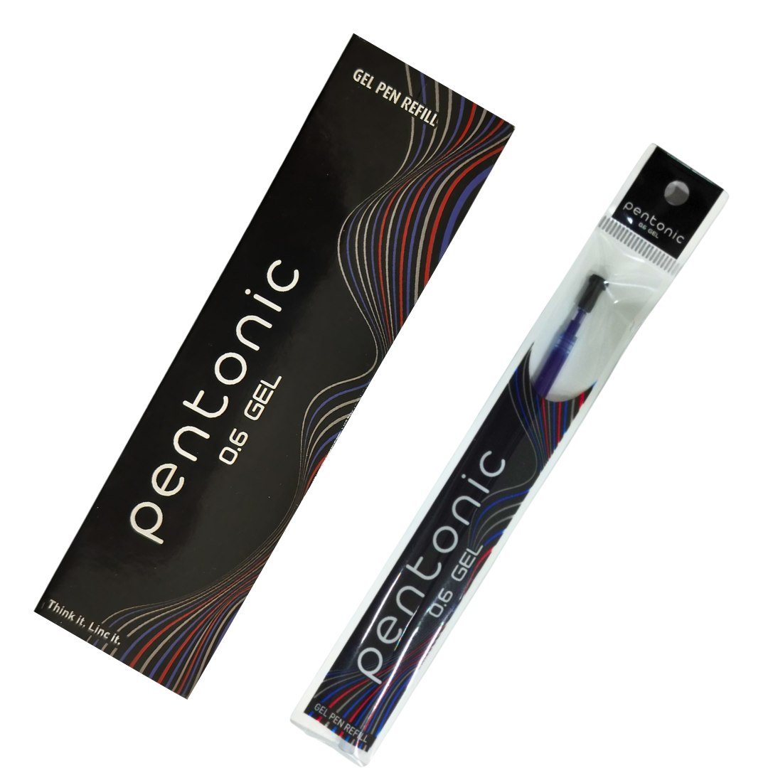 Pentonic Gel Pen Refill 10 Pcs Set 0.6 Mm