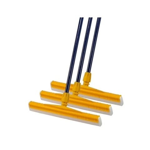 Kibble Double Blade Floor Wiper 55cm with Alumax Handle 140cm | Heavy Duty Water Cleaner for Home, Bathroom & Tiles