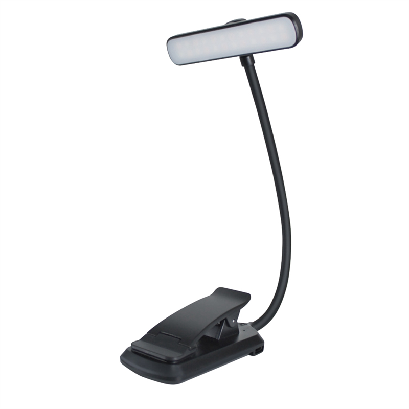 (GGBR) LED Book Light USB Rechargeable Desk Clip Night Light Mini Rotatable Table Lamp Portable Reading Light for in Bed