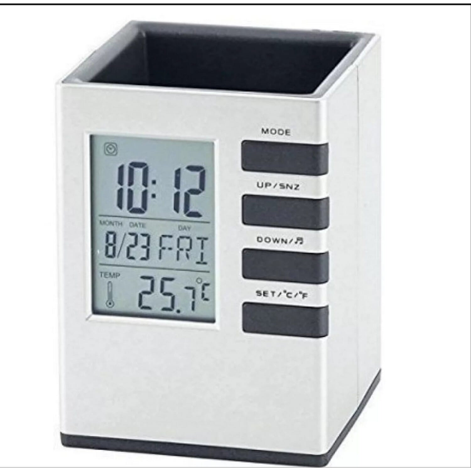 Multi-Functional Led Desk Table Clock, Digital Lcd Screen Alarm Clocks