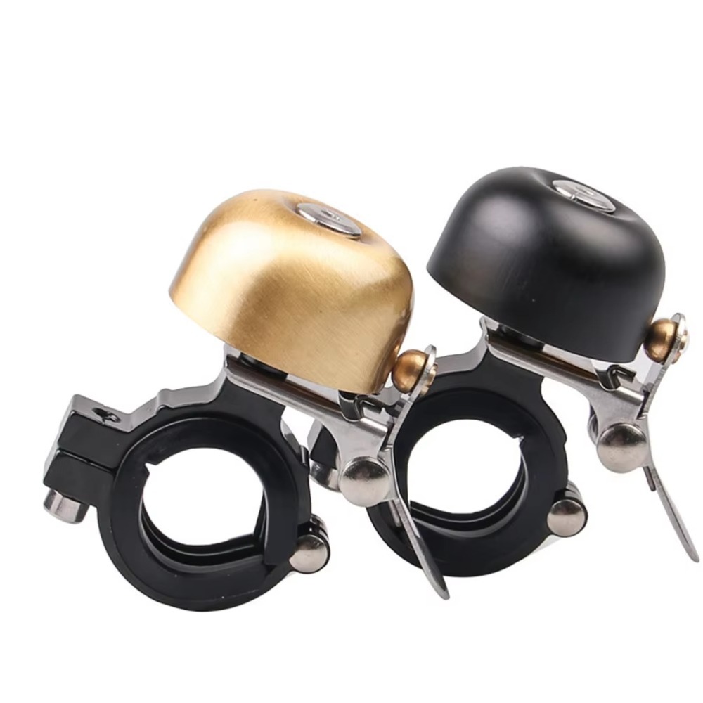 New with Loud Sound Bicycle Bell Retro Classic Copper Bell Mini Creative Mountain Bike Bells for Bike Handlebars