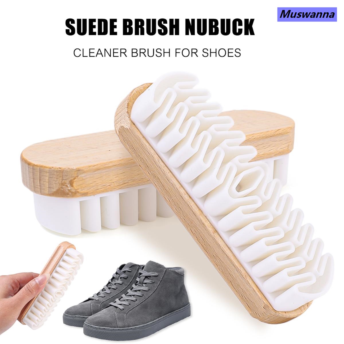 Muswanna 1PC Cleaning Scrubber Brush for Suede Nubuck Material Shoes/Boots/Bags Scrubber Cleaner