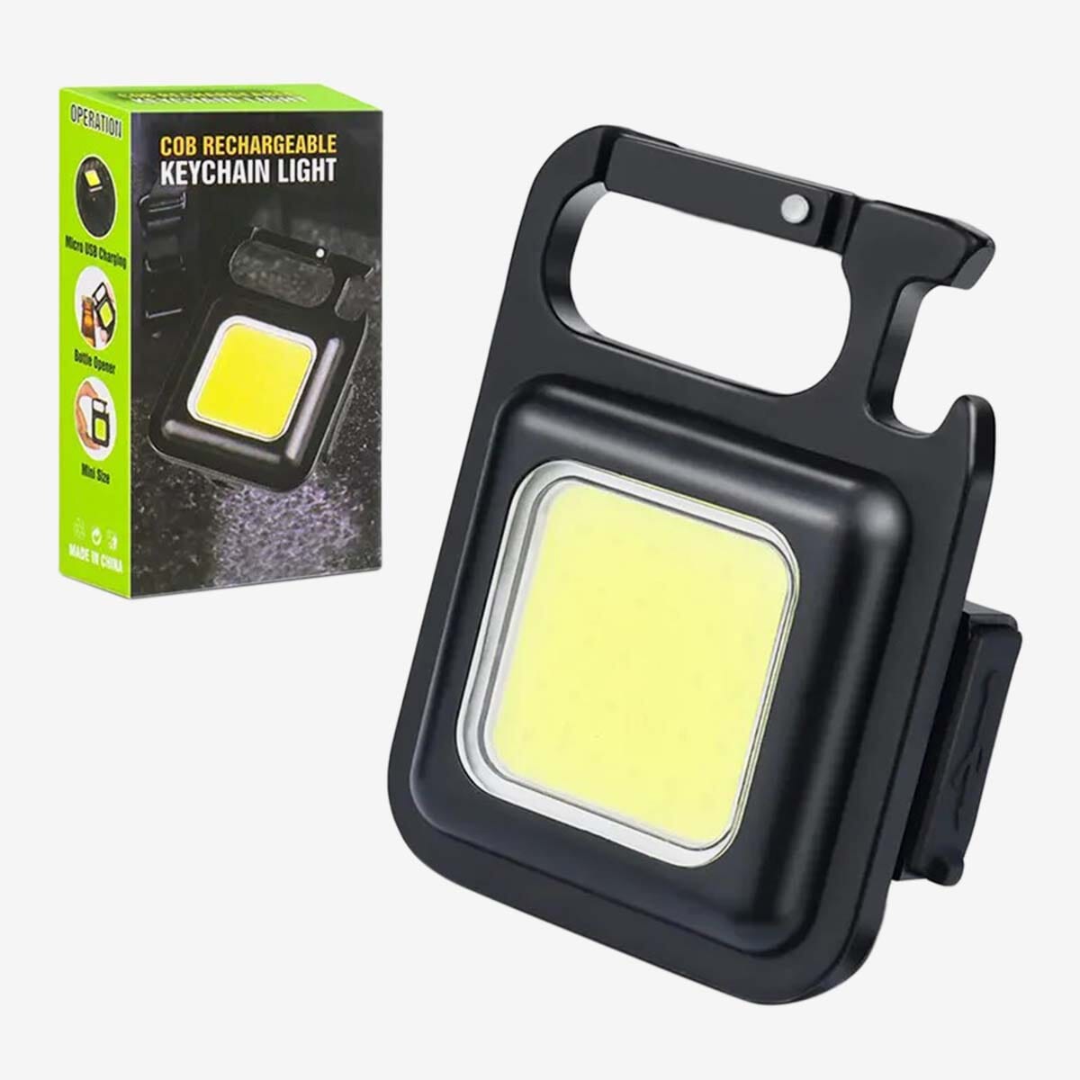 Multifunctional USB Rechargeable COB Work Light/ Mini Keychain Led Light