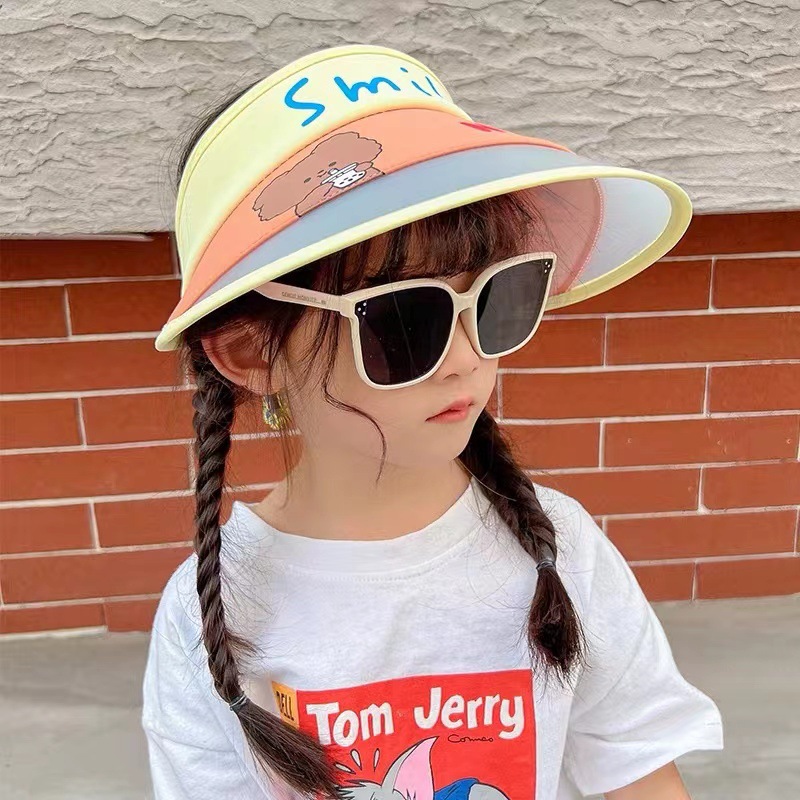 Linman New Children Shape Round Sunglasses Girl Boy Shiny coating Double Colo2025 r Vintage Sunglasses UV Protection Glasses Child Goggles SMGSLIB Mother