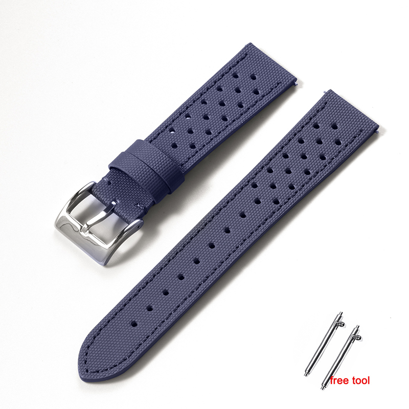 New specials 18 20mm 22mm Quality Oxford Fabric Leather Watchband for OMEGA for Seiko for TAG Heuer Bracelet Men Women Waterproof Watch Strap