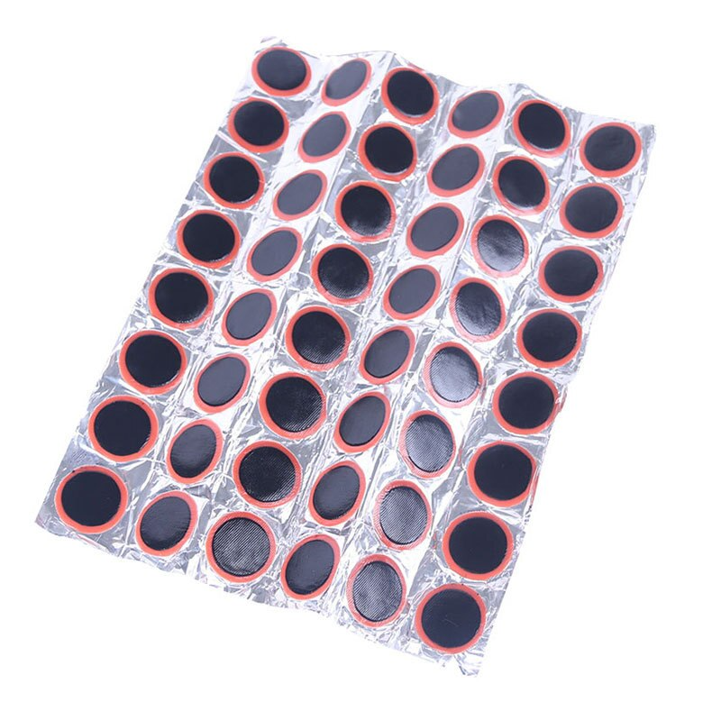 48pcs Tire Patch Rubber Bike Tyre Repair Pad Portable Tire Inner Tube Pad Bicycle Repair Accessory CF8