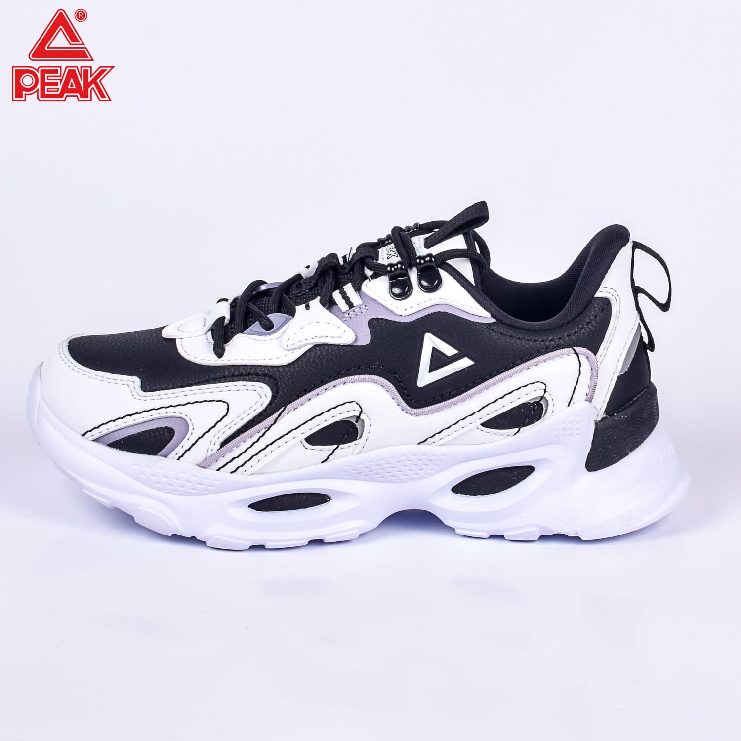 Peak Retro casual white black shoes for women EW13508E