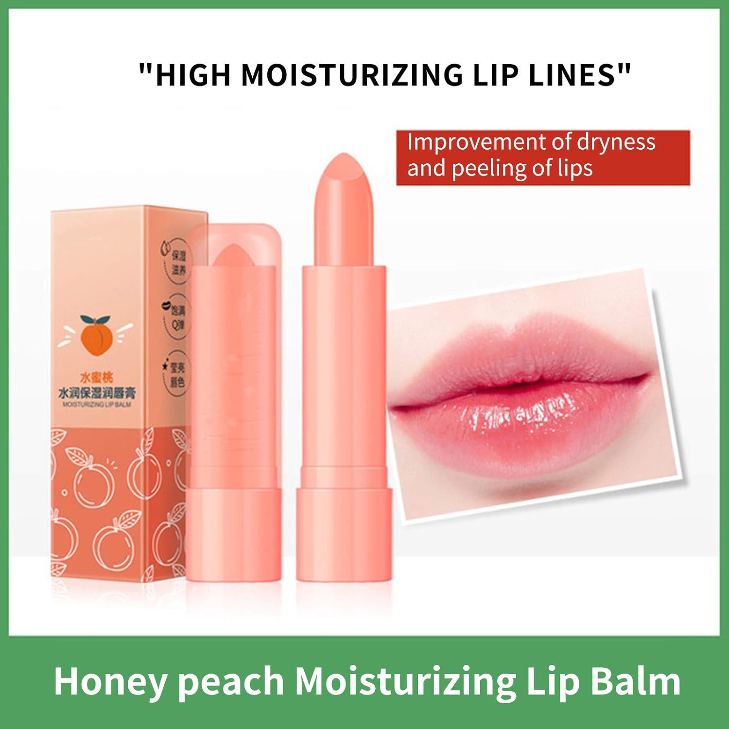 1 Piece Magic Shiny Color Changing Lip Tint Stain Lip Balm Lip Lips Balm Moisturizing Moisturizing Peach Lip Care Lipstick Lip Suckers Mint Lip Gloss By 99 Store