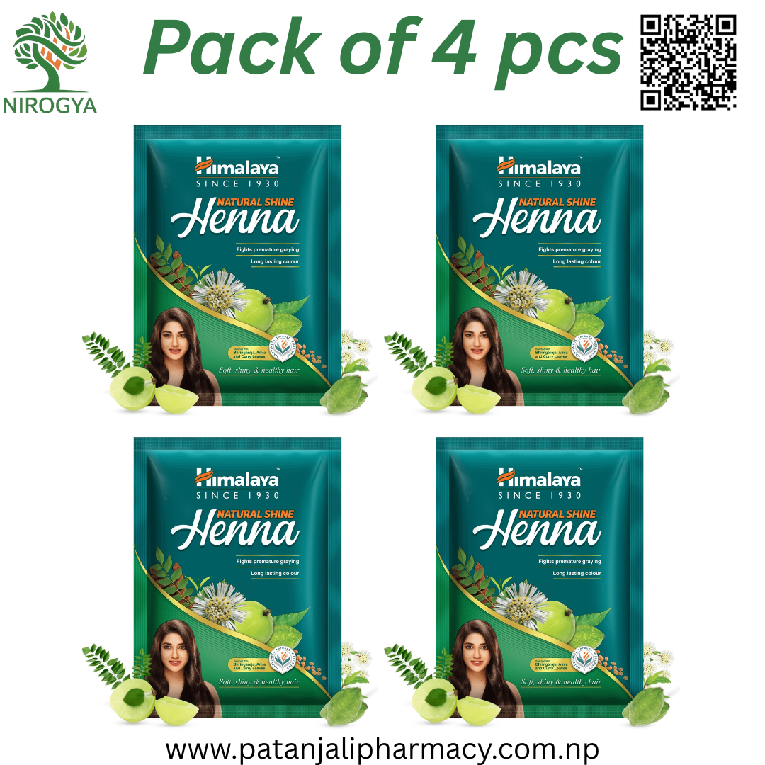 Himalaya Natural Shine Henna 120g Pack of 4 pcs