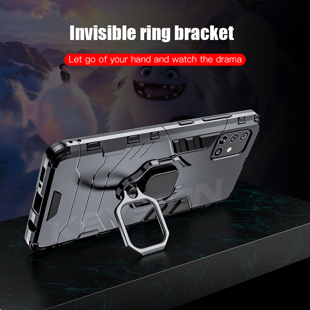 2025SMGSLIB KEYSION Shockproof Case For Samsung Galaxy A52 A72 A71 A51 A42 A12 5G A02S A50 Back Phone Cover for Samsung A11 A31 A41 M31 A21S