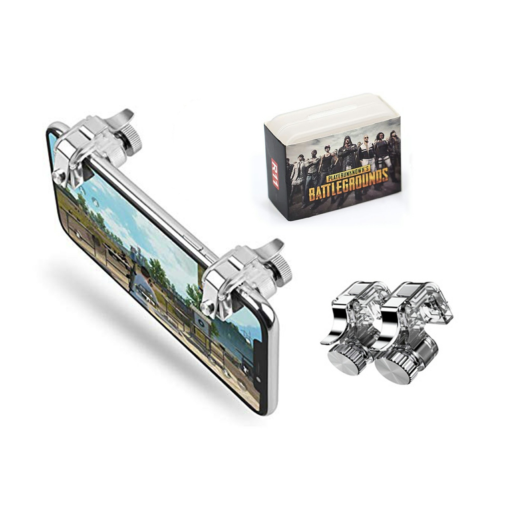 Metal Smart Mobile Phone Latest R11 Pubg Game Trigger Fire Button Aim For Pocket Shoot