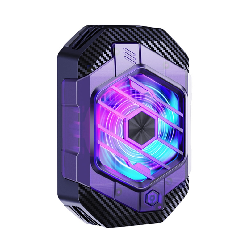 DY29 Mobile Phone 3 Gears Adjustment Game Cooler Semiconductor Cooling Radiator Magnetic Back-Clip White