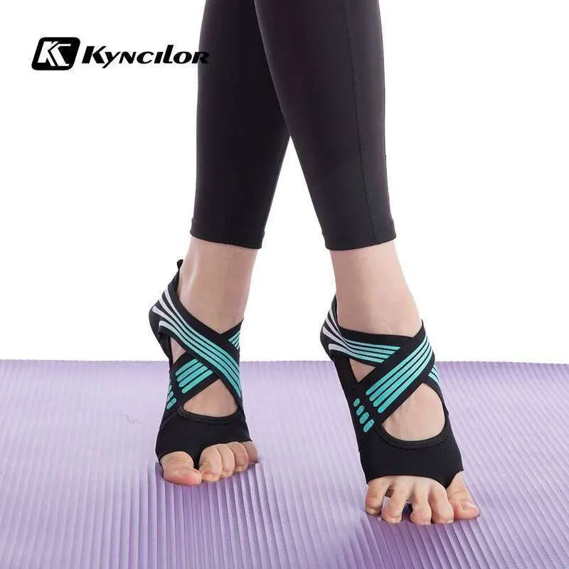 Professional Non-slip Gym Flat Soft Anti-slip Sole Ballet Fiess Dance Pilates Yoga Shoes Socks
