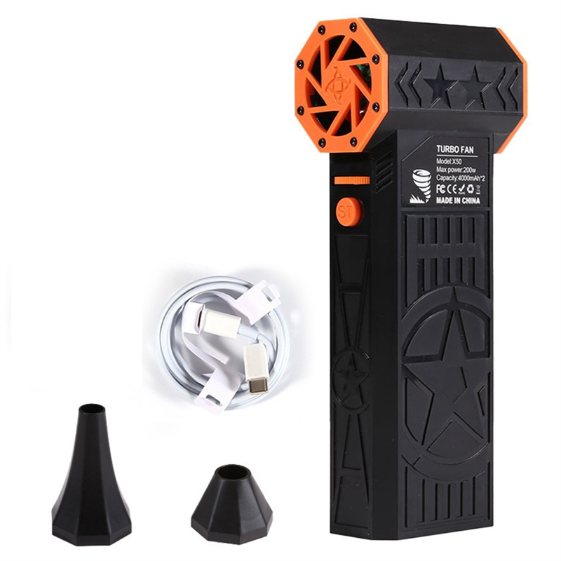 Handheld Turbo Jet Fan 130000RPM High Power Air Blower Violent Turbo Fan Air Dust Blower Industrial Duct Fan