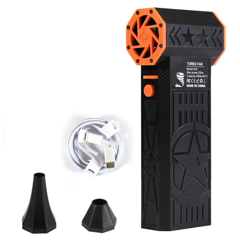 Handheld Turbo Jet Fan 130000RPM High Power Air Blower Violent Turbo Fan Air Dust Blower Industrial Duct Fan