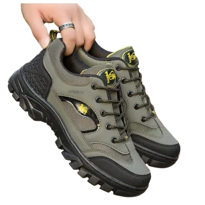 New Men Hiking Shoes Fashion Outdoor Work Comfortable Nonslip Platform Mountaineering Hunting Shoes