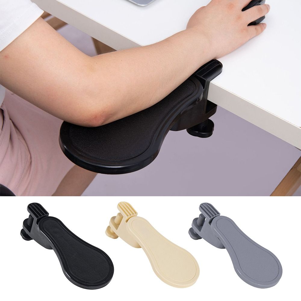 Creative Rotating Computer Arm Rest Pad Adjustable Ergonomic Keyboard Armrest Extender Attachable Desktop Wrist Rest Support for Home&Office