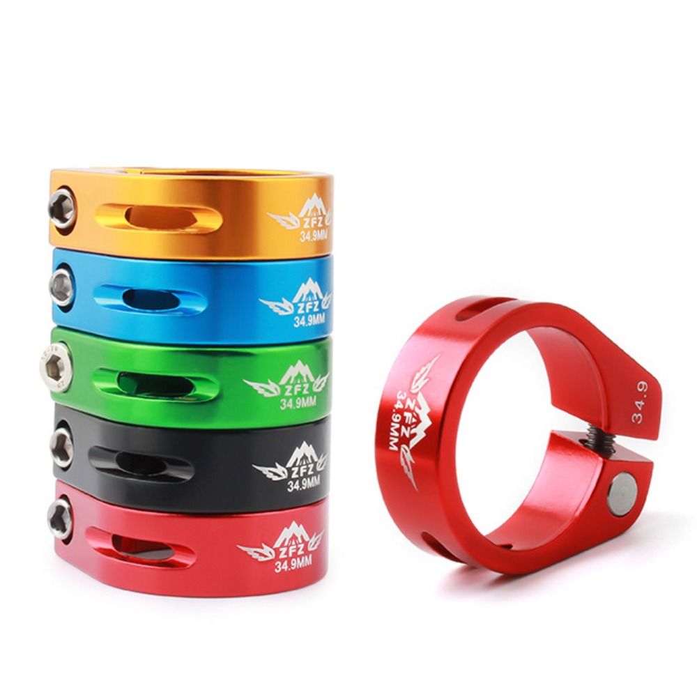 New CNC Aluminum Alloy Bike Seatpost Clamp 31.8mm 34.9mm Fixed Gear Quick Release Clamp Seat Post Clamp Road Bike
