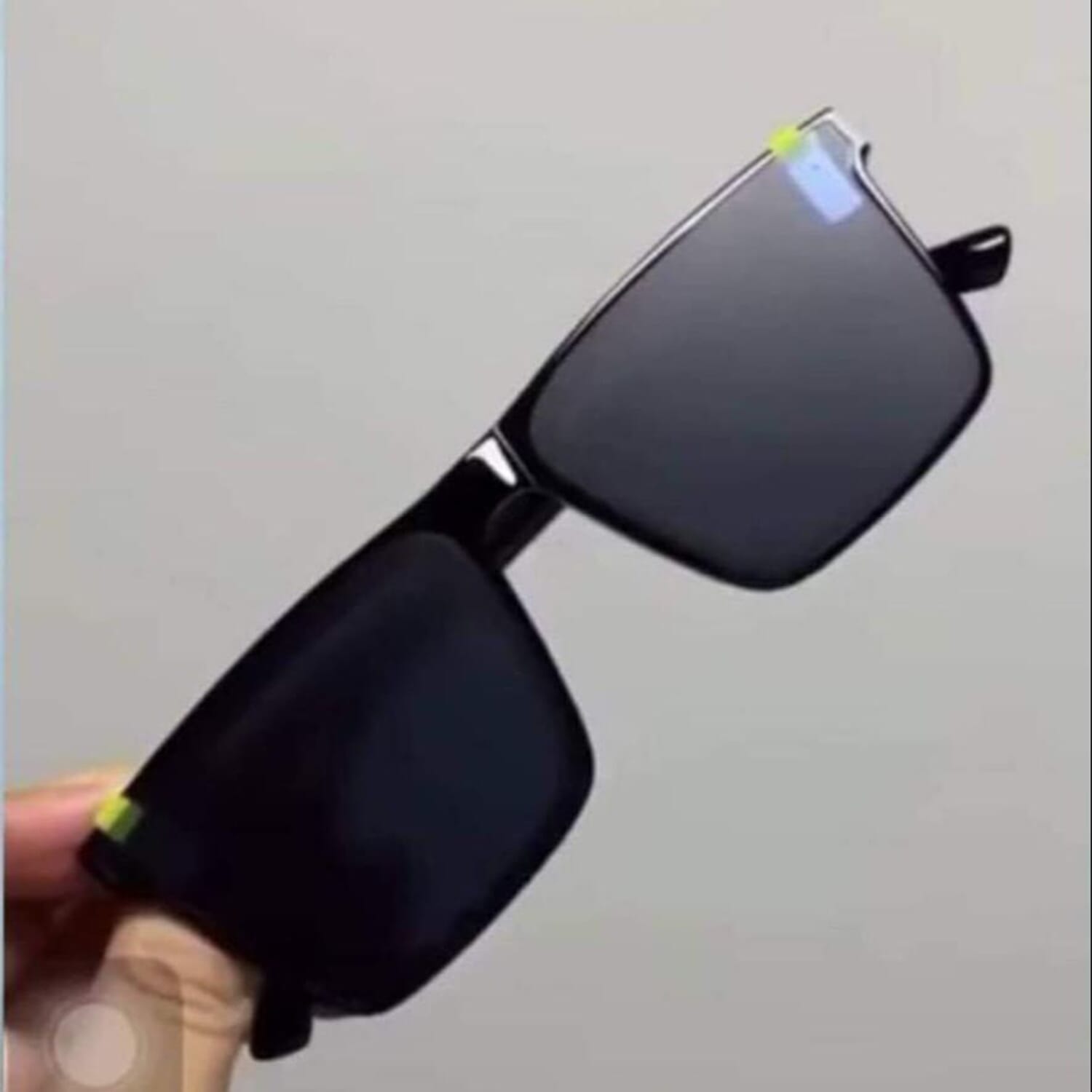 Sunglasses for Men - Elegant Polarized Lens Square shape Full Rim Style Black