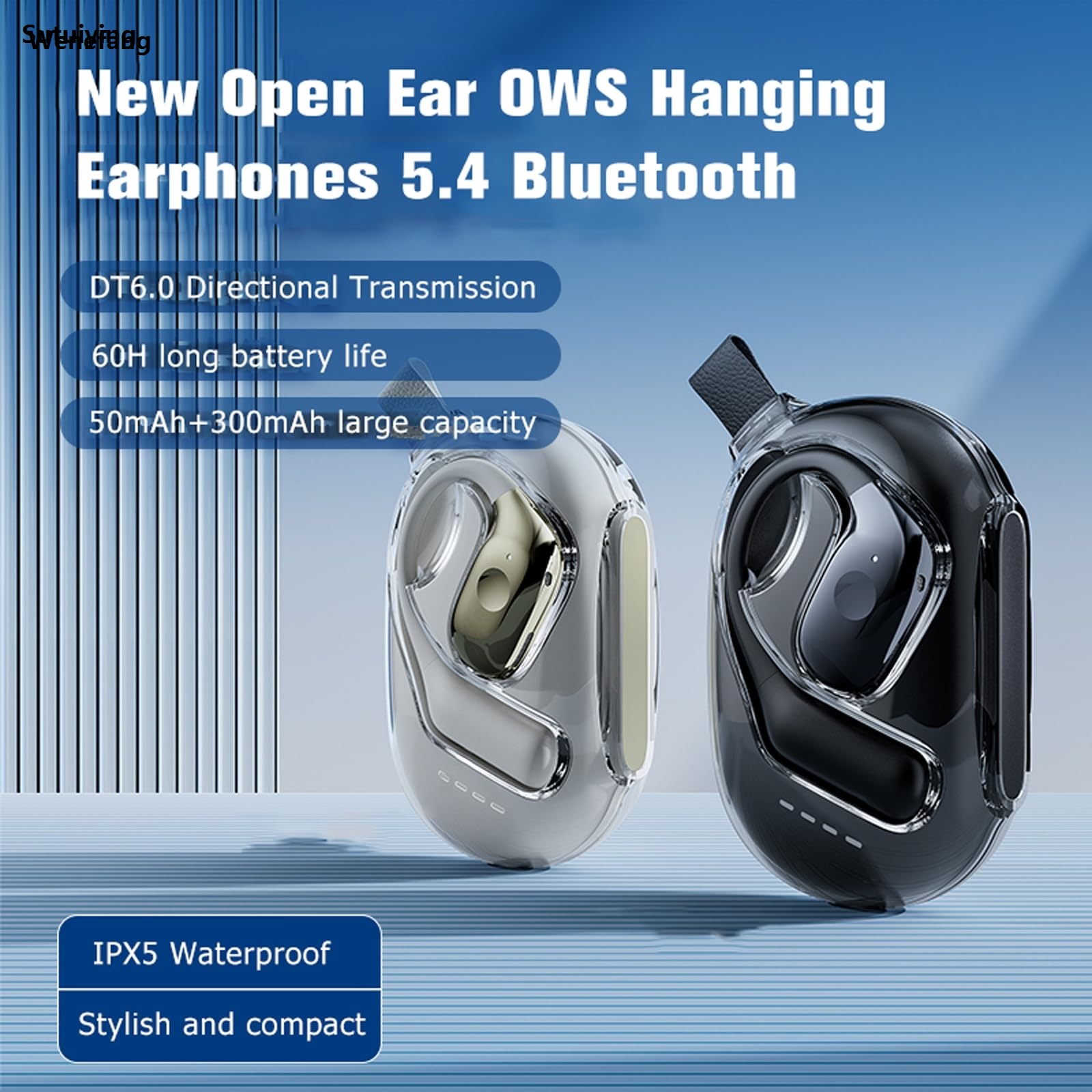 Wenefang Sutuiying Waterproof Bluetooth Earphones, High Quality Portable TWS In-Ear Hot Selling Original Headphones with HIFI SoundSweat-proof Wireless Earphones