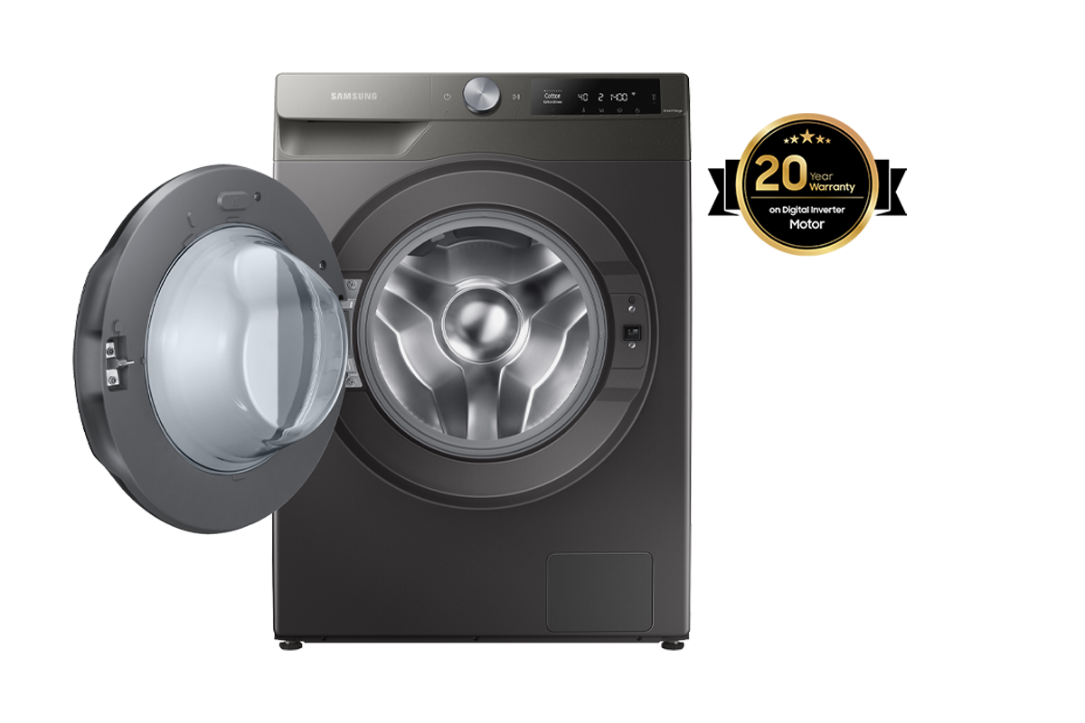 Samsung Model No. WW90T634DBN/SP 8 Kg/6 Kg Al Ecobubble Washer Dryer Washing Machine