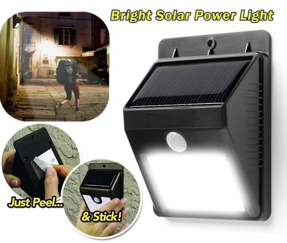 Waterproof Solar Motion Sensor LED Wall Light