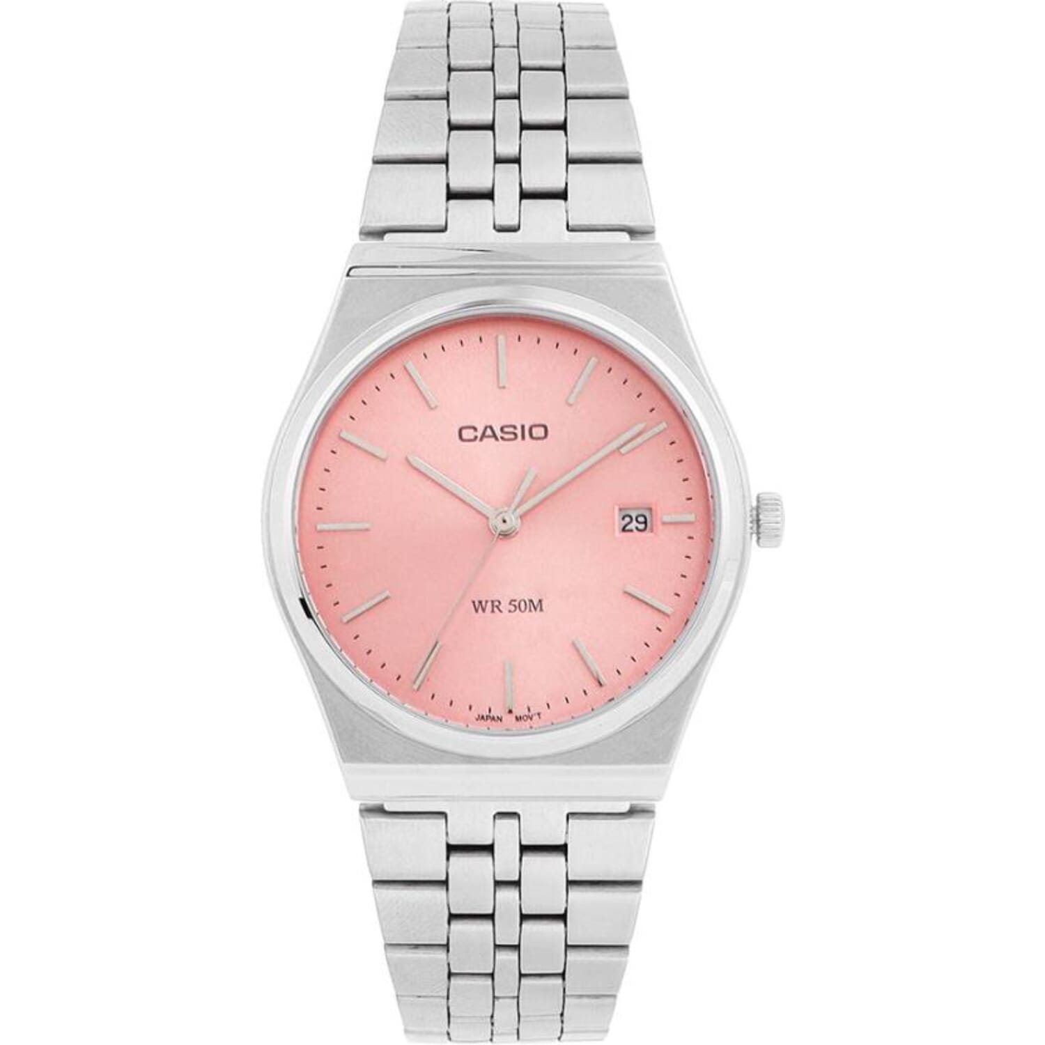 Casio Mtp-B145D-4Avdf Analog Pink Dial Watch For Men